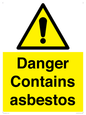 WC1459: Danger contains asbestos