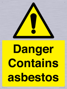 WC1459: Danger contains asbestos