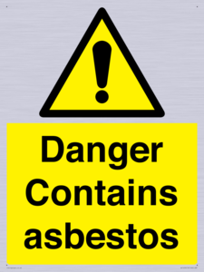 WC1459: Danger contains asbestos