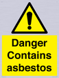 WC1459: Danger contains asbestos
