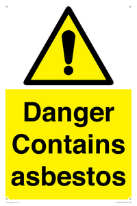WC1459: Danger contains asbestos