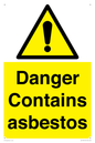 WC1459: Danger contains asbestos