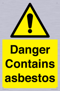 WC1459: Danger contains asbestos