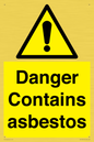 WC1459: Danger contains asbestos