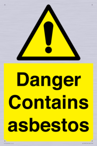 WC1459: Danger contains asbestos