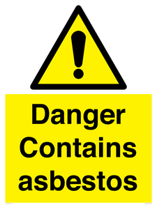WC1459: Danger contains asbestos