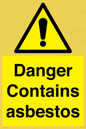 WC1459: Danger contains asbestos