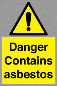 WC1459: Danger contains asbestos