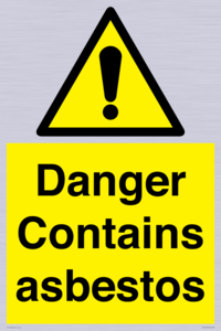 WC1459: Danger contains asbestos