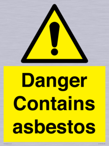 WC1459: Danger contains asbestos