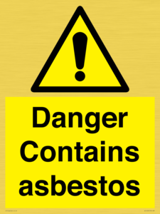 WC1459: Danger contains asbestos