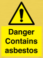 WC1459: Danger contains asbestos