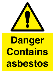 WC1459: Danger contains asbestos