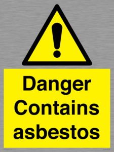 WC1459: Danger contains asbestos
