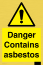 WC1459: Danger contains asbestos