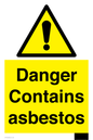 WC1459: Danger contains asbestos