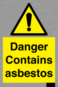 WC1459: Danger contains asbestos