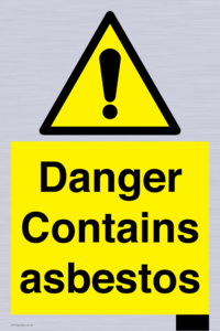 WC1459: Danger contains asbestos