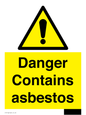 WC1459: Danger contains asbestos