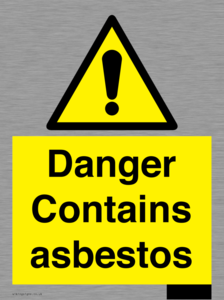 WC1459: Danger contains asbestos