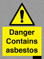 WC1459: Danger contains asbestos