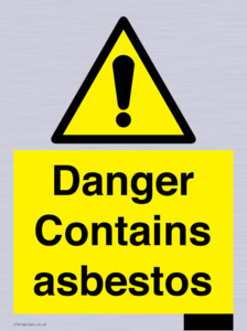 WC1459: Danger contains asbestos