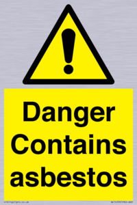 WC1459: Danger contains asbestos