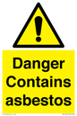 WC1459: Danger contains asbestos
