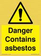 WC1459: Danger contains asbestos