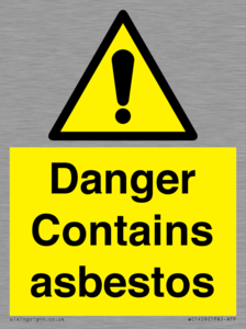 WC1459: Danger contains asbestos