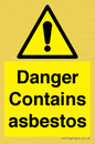 WC1459: Danger contains asbestos