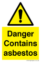 WC1459: Danger contains asbestos