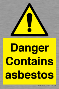 WC1459: Danger contains asbestos