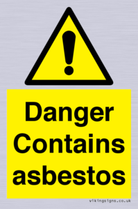 WC1459: Danger contains asbestos