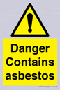 WC1459: Danger contains asbestos