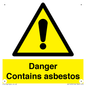WC1459: Danger contains asbestos