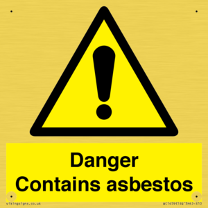 WC1459: Danger contains asbestos