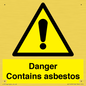 WC1459: Danger contains asbestos