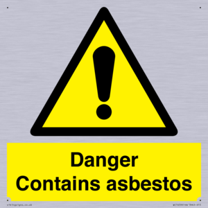 WC1459: Danger contains asbestos