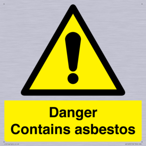 WC1459: Danger contains asbestos