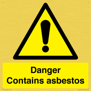 WC1459: Danger contains asbestos