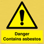 WC1459: Danger contains asbestos
