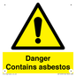 WC1459: Danger contains asbestos