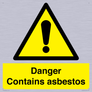 WC1459: Danger contains asbestos