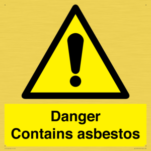 WC1459: Danger contains asbestos