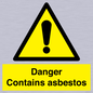WC1459: Danger contains asbestos