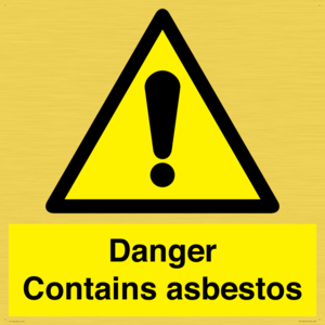 WC1459: Danger contains asbestos