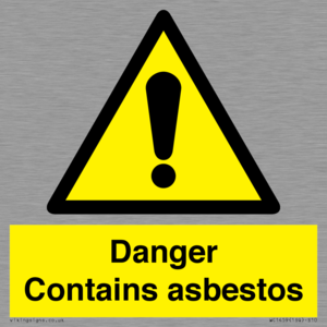 WC1459: Danger contains asbestos