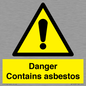 WC1459: Danger contains asbestos