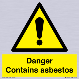 WC1459: Danger contains asbestos